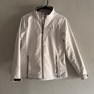 White Zip-Up Jacket